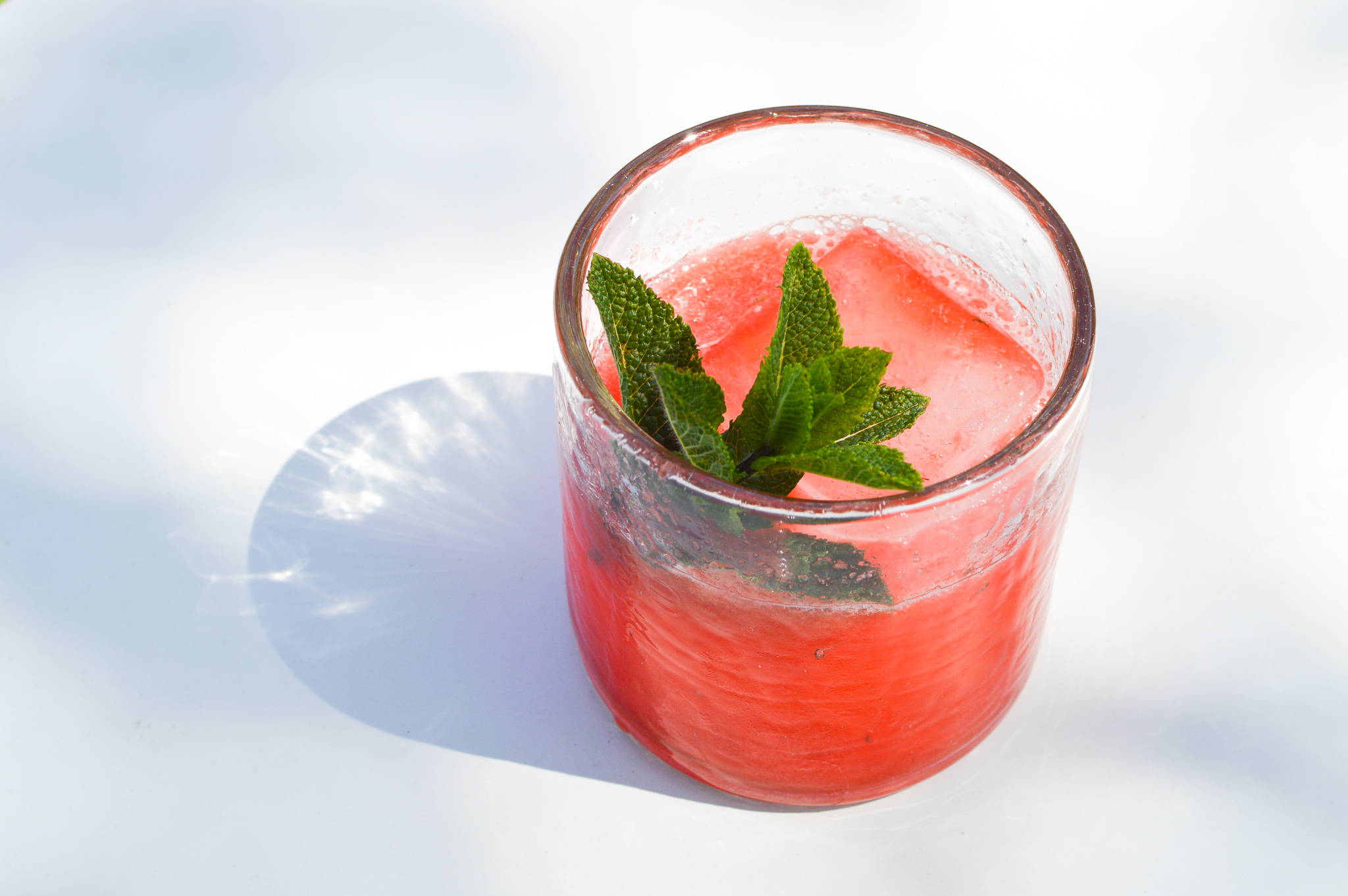 Bailey’s Strawberry-Mint Mocktail