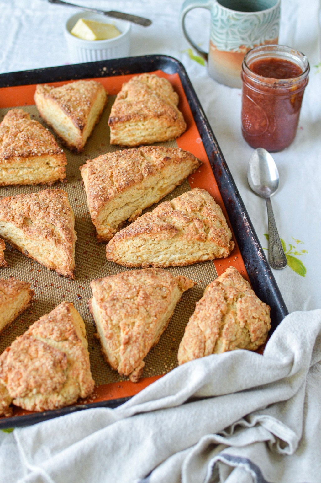 Ginger Buttermilk Scones