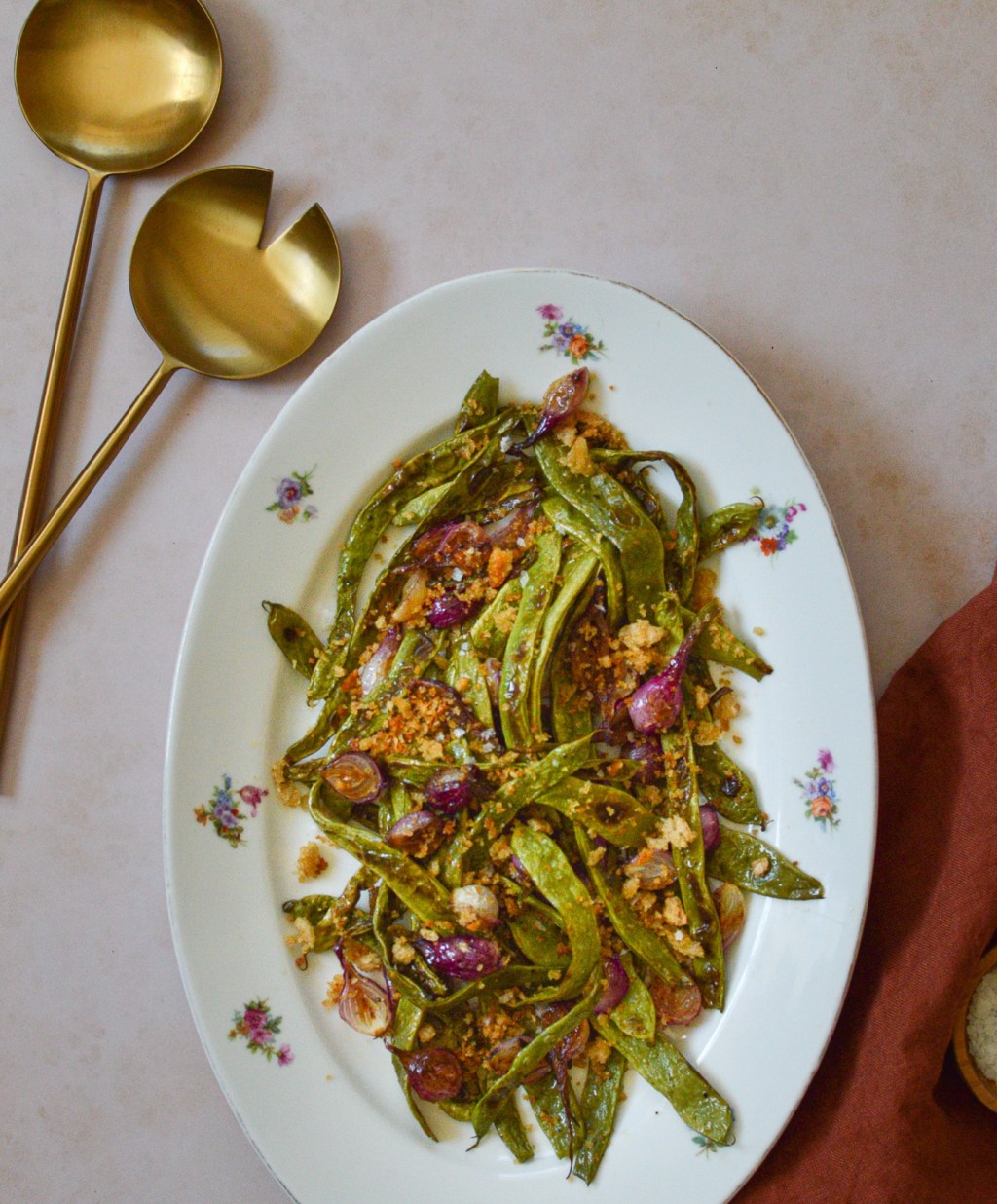 Roasted Romano Beans &&nbsp;Onions