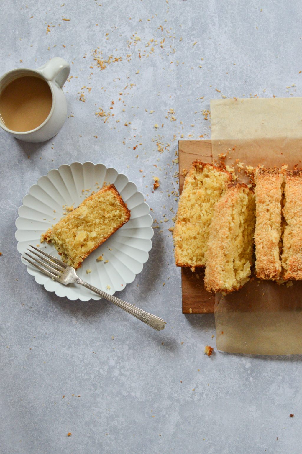 Lemon-Coconut Tea Cake