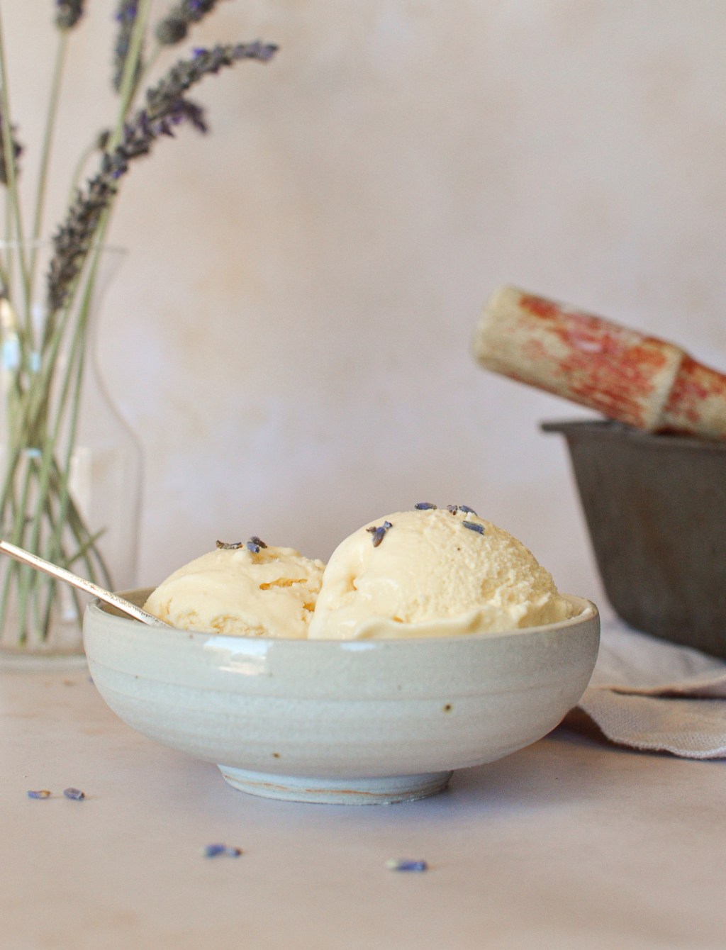 Lavender-Honey Ice Cream