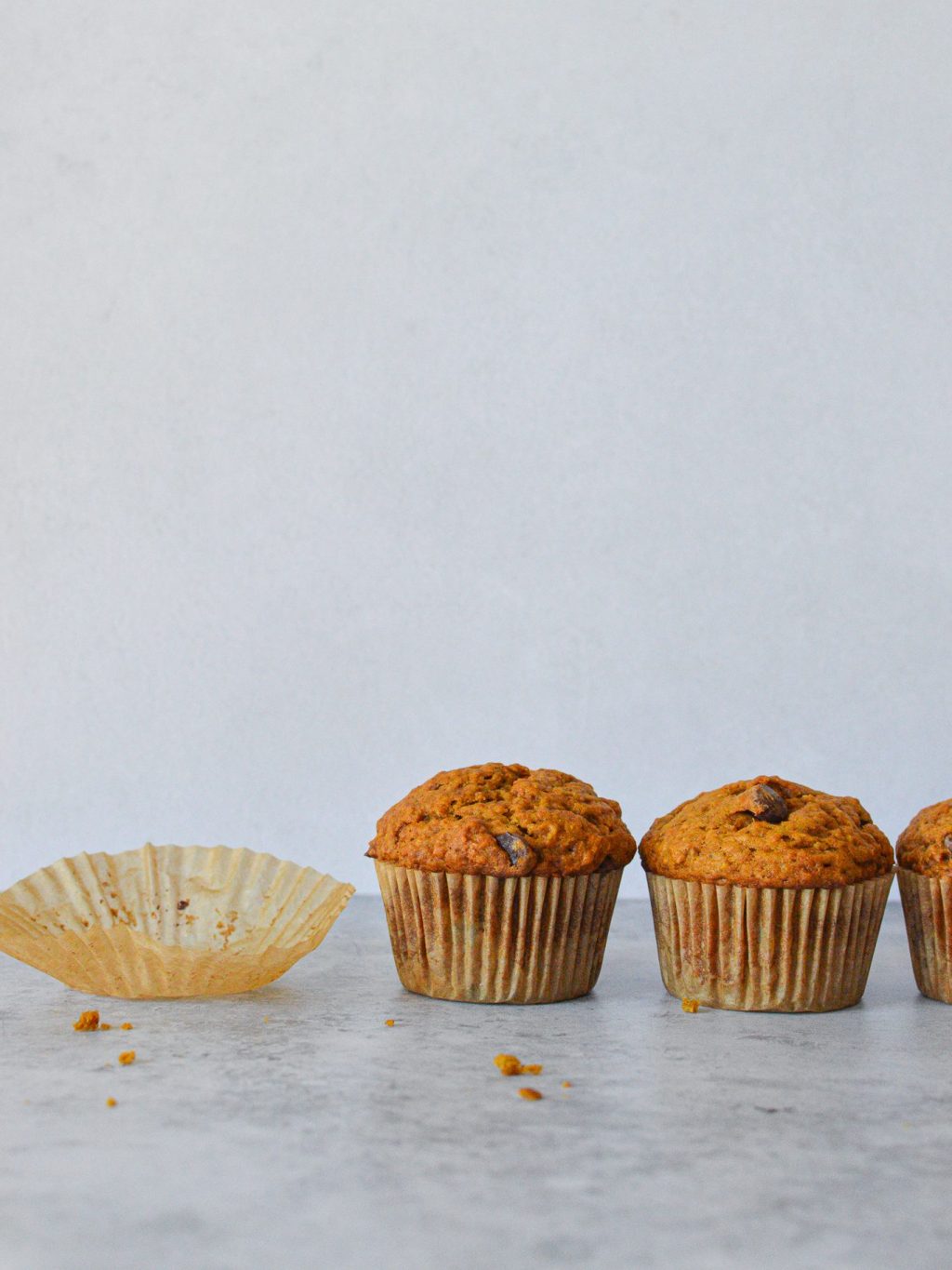 Pumpkin Chocolate Chip&nbsp;Muffins
