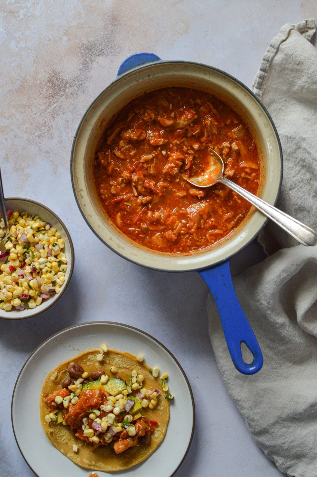 Tomato Pulled Chicken